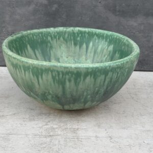 Ręcznie wykonana umywalka ceramiczna " zielony onyks"